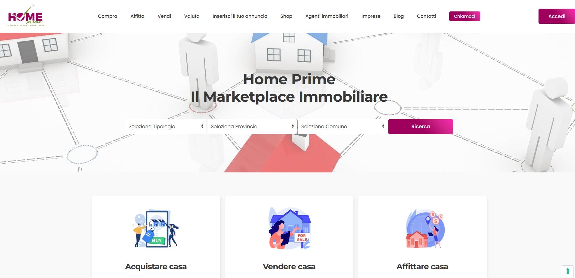 Homeprime nuovo layout