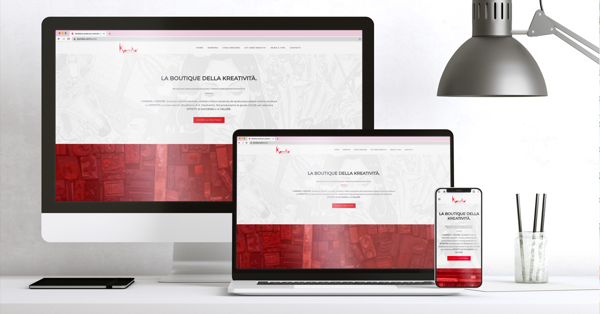 Brand identity siti web