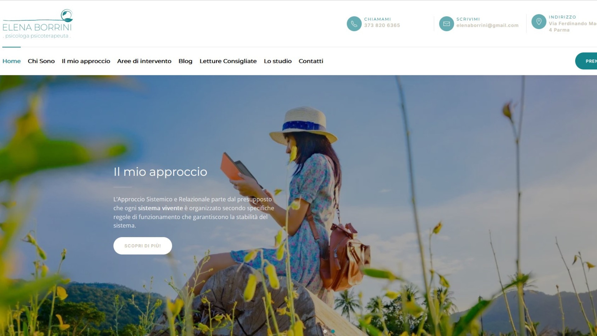 Sito web Elena Borrini psicologa